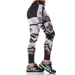 NFL New Orleans Saints 3D Print Gym Yoga Leggings